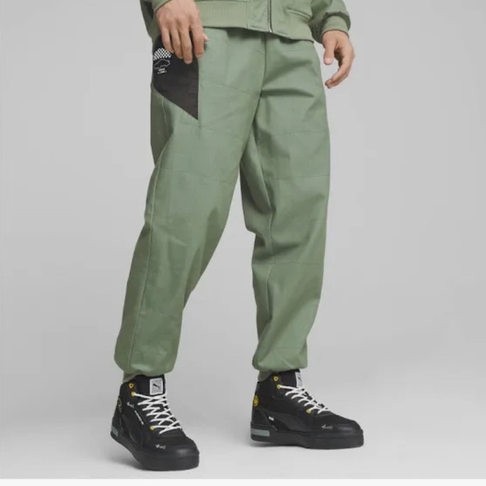 PUMA Porsche Legacy Garage Crew Pants Mens Large - Picture 8 of 8